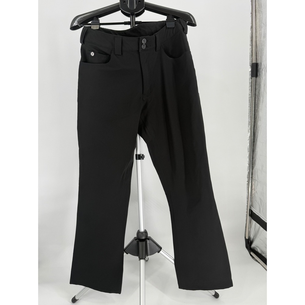 Truewerk BC1 Bootcut Werkpant Mens 32W 30L Black Technical Work Pants Durable